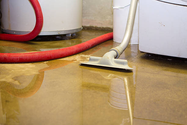 Water damage restoration process in North Newton, KS
